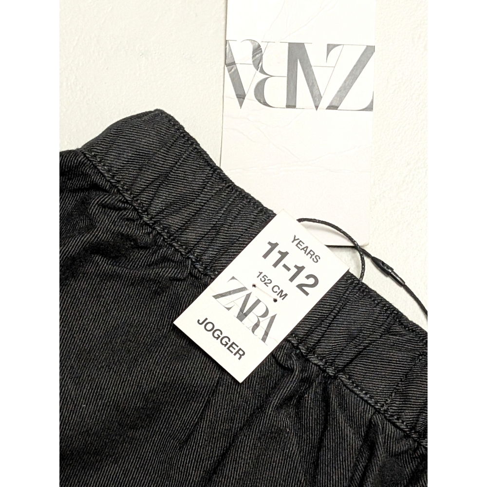 ZARA Low Rise Elastic Waistband Jogger Pants Boy's Size 11-12 Years - Picture 6 of 9